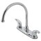 Kingston Brass KB6791LLLS 8" Centerset Kitchen Faucet, Polished Chrome KB6791LLLS - alternate 1